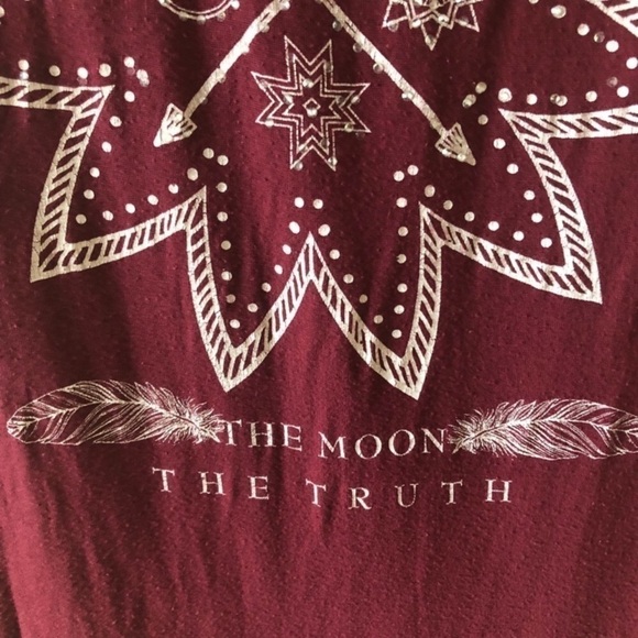 Moonchild Moon Stars Zodiac Vibe Graphic Tee - Picture 5 of 7